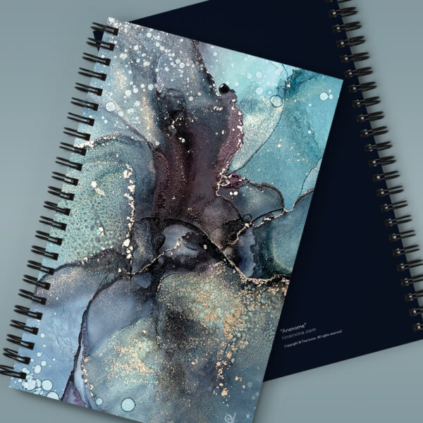"Anenome" spiral notebook
